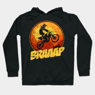 Off Road Motocross Dirt Bike Gift Dirtbike Riders Brap Hoodie